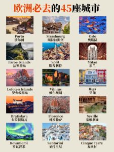 人生建议:走过这45座城市再离开欧洲!【旅游线路】 人生建议:走过这45座城市再离开欧洲!【旅游线路】