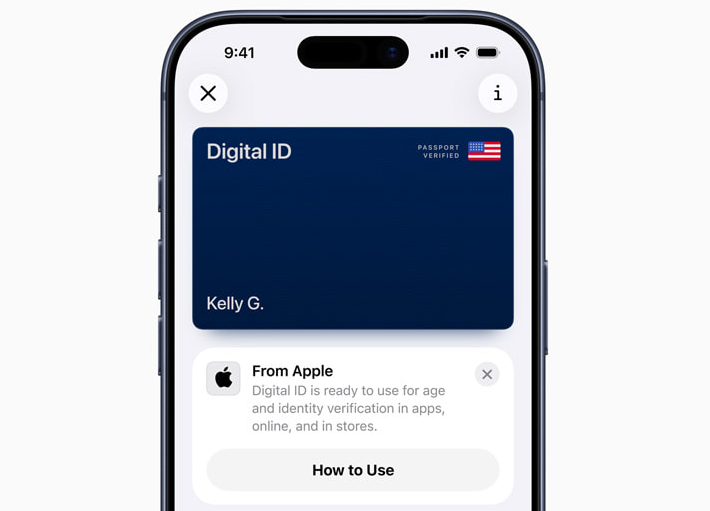 苹果上线 “电子护照”，带手机就能飞美国国内！